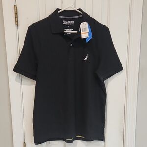 Nautica Men's Classic Black Polo